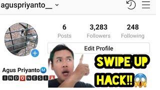 Cara memakai fitur SWIPE UP tanpa follower IG 10KSWIPE UP Feature WITHOUT 10K Followers #ighacks