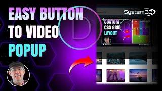 Divi Theme Easy Button To Video Popup 