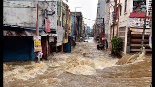 After Heavy Rains In Hyderabad | Hyd Rain Live News | #HydFloods | New Waves