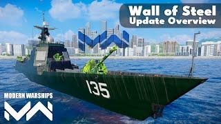 "Wall of Steel" Battlepass Overview  ||  Modern Warships Official Channel