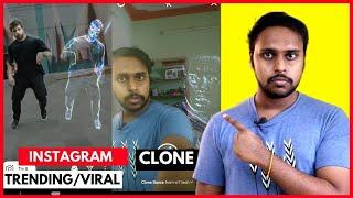 How to get clone dance filter on Instagram | Reels viral trend Clone Dance video Editing | Tamil