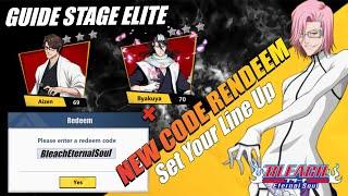 Guide Cleared Stage Elite + New Rendeem Code Bleach Eternal Soul