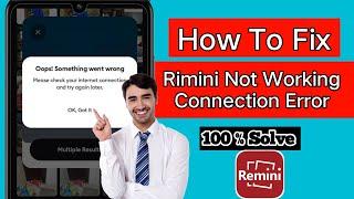 Remini Not working (2024) How To fix remini not working  rimini network problem  remini net error