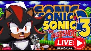 Shadow VTuber plays Through All 3 OG Sonic Games! LIVE