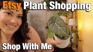 Etsy Plant Shopping - Plant Shop With Me Online On Etsy - Houseplant Shopping