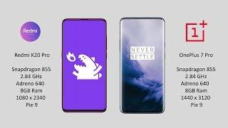 Redmi K20 Pro vs OnePlus 7 Pro: Antutu Benchmark