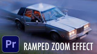 How to Create a Speed Ramped Zoom Effect in Adobe Premiere Pro CC (Tutorial)