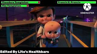 The Boss Baby (2017) Final Battle with healthbars