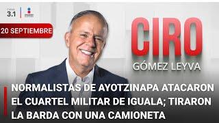 Ciro Gómez Leyva en Imagen Noticias | Programa Completo 20/SEPTIEMBRE/2024