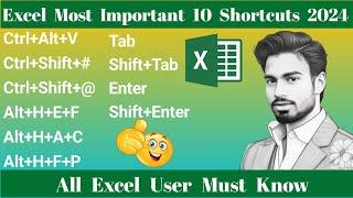 10 Powerful Shortcut Keys will Definitely make you Excel expert | Most useful Excel Shortcut #excel