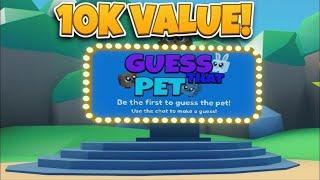 Guess The Pet And Win 10,000 Value - Mining Simulator 2