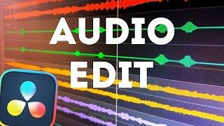 How To Edit Audio In Davinci Resolve 18 | Basic Tutorial For Beginners