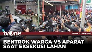 Ratusan Massa vs Ratusan Anggota Polisi, Eksekusi Lahan di Makassar Ricuh | Kabar Utama Pagi tvOne