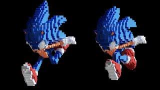 Voxel Animation - Sonic the Hedgehog #sonic #sonicthehedgehog #voxelart