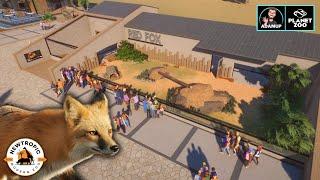 Planet Zoo Fox Habitat - Simple But Effective Enclosure. | Newtropic Zoo ep 7