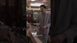 Borat tries to buy a gun