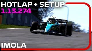 F1 23 IMOLA Hotlap + Setup (1:13.274) 89 th Worldwide Ranking 