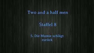 Two and a half men Staffel 8 F 5 - 8 ,tonspur , einschlafen