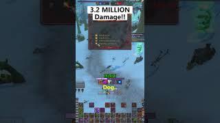 Insane 3.2 Mil Damage Hit  #gaming #shorts #shortvideo #youtubeshorts #twitch #worldofwarcraft #wow