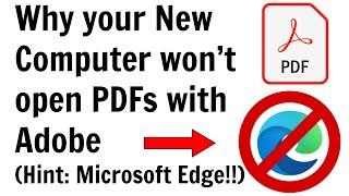 Fixing the Microsoft Edge PDF Problem - Tiger Tech Tips 061