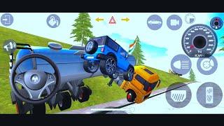 Dollar Song Modified Mahindra Blue Thar ||Indian Car Simulator 3D|| Play For Android Phone Part-0