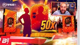 WE GOT ONE! 50X 81+ DOUBLE UPGRADE PACKS! | FIFA 20 ULTIMATE TEAM