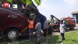 KNKT Ungkap 2 Kesimpulan Awal Penyebab Bus Masuk Sungai di Guci