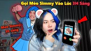 Đừng Gọi Mèo Simmy Vào Lúc 3H Sáng Vì Nó Siêu Kinh Dị Trong Roblox !!