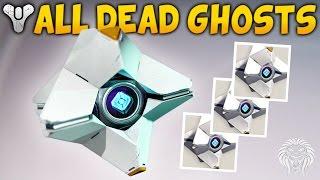 Destiny: ALL CRUCIBLE DEAD GHOST LOCATIONS! 27 Hidden Ghost Shell Guide & Map Location Timestamps
