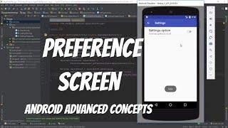 Android Adding Settings to an App (PreferenceScreen)