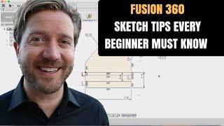 Fusion 360 Sketch - The GOLDEN Rule for Sketches & Dimensions