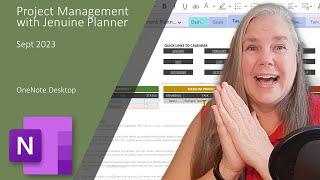 OneNote Project Management  Planner by Jenuine Studios