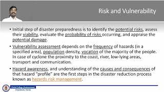 Risk and Vulnerability Analysis Part 1 | Natural Disasters | Audit Course | Disaster Management