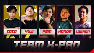 TEAM X-PRO IS THE NEW AETHER 2.0? | COCO, YUJI, PEIN, L3BRON AND HONDA | MLBB