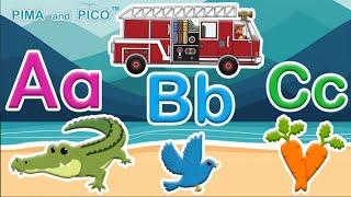 Be a Firefighter!‍ Drive the ABC Firetruck  Preschool Alphabet Learning Video for Kids