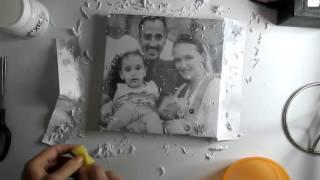 DIY Transfer a Photo to Canvas