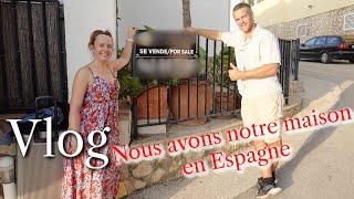 VLOG : Notre maison en Espagne!! visite, house tour...