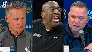 Steve Kerr & Mike Malone React to Kings Firing Mike Brown ️