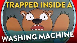 What If You Were Trapped Inside A Washing Machine? Funny Educational Cartoons