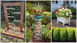 Beautiful backyard and  garden ideas: decor, flower beds, crafts, gabions, front yard!