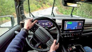 2024 GMC Hummer EV SUV - Rainy POV First Drive (Binaural Audio)