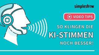 [German] Wie du das Beste aus den KI-Stimmen herausholst (5 Expertentipps) | simpleshow