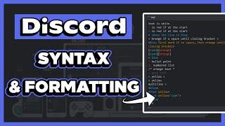 Discord Markdown 101 | Text Formatting & Syntax Guide