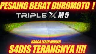 LAMPU TRIPLE X M5 - LEBIH MURAH DARI DUROMOTO M5  !