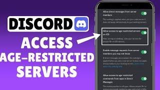 How To Access Age Restricted Channel On Discord on iOS | Easy Steps 2024