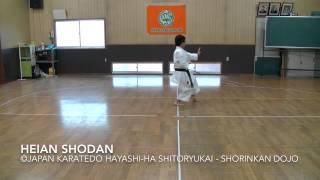 Heian Shodan - Japan Karatedo Hayashi-ha Shitoryukai