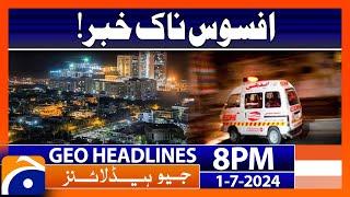 Sad News - Heat Wave Alert | Geo News at 8 PM Headlines | 1st July 2024