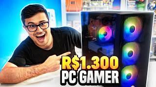 CHEGOU meu PC GAMER de R$1300 do ALIEXPRESS que RODA TUDO!