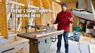 There's Something Wrong Here - Building A 50 Ft Boat - Ep. 338 RAN Sailing