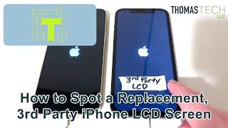 Common Signs an Apple iPhone Screen Was Replaced With a Third Party LED LCD One